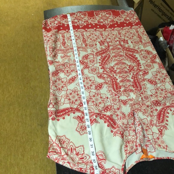 MOVING SALE NO HAGGLING WOMEN JOE FRESH RED/CREAM XL DRESS & RED NO BRAND LEGGIN - Picture 12 of 14